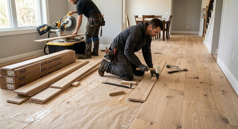 Oak Floor Installation in San Antonio, TX