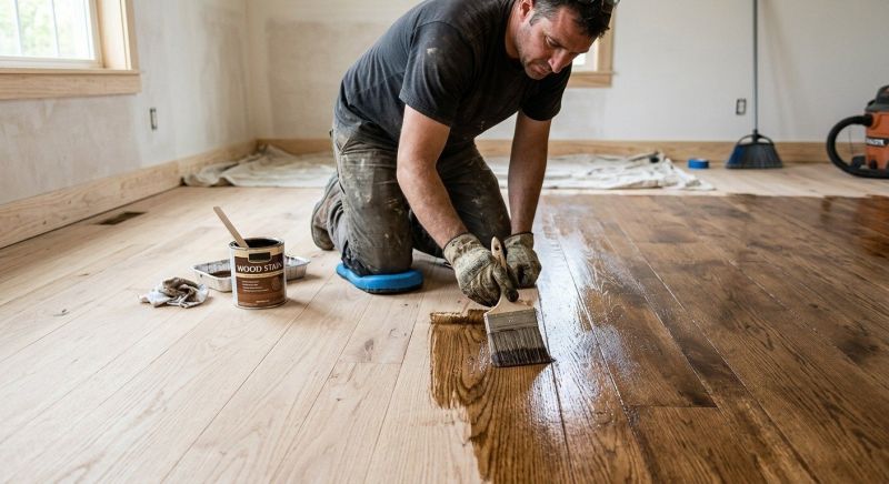 Floor Staining Service